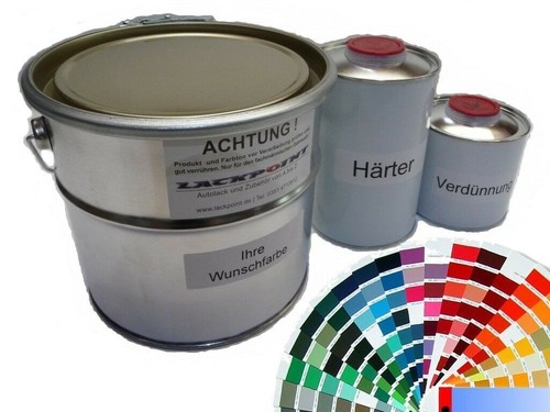 Liter set lack - 1, seidenmatt